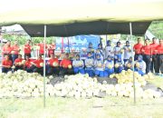 Yonif 7 Marinir Antusias Laksanakan Panen Raya Melon Pertiwi