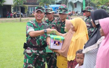 Penutupan TMMD ke 123 Kodim 0412/LU di Desa Subik oleh Kasiter Kasrem 043/Gatam