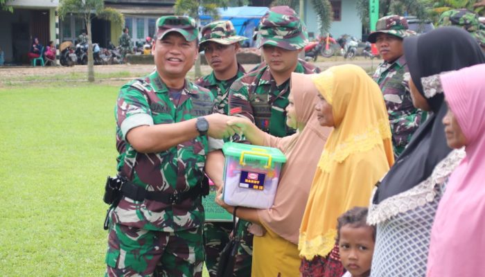 Penutupan TMMD ke 123 Kodim 0412/LU di Desa Subik oleh Kasiter Kasrem 043/Gatam