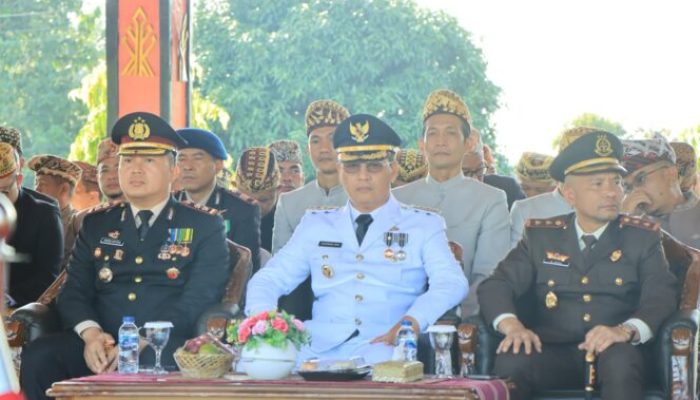 Bupati Novriwan Jaya Pimpinan Upacara HUT Tubaba ke 16