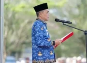 Apel Gabungan, Pemkab OI Gelar Halal Bihalal