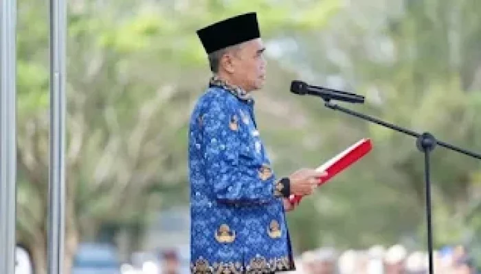 Apel Gabungan, Pemkab OI Gelar Halal Bihalal