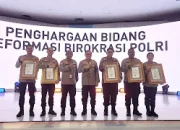 Kapolri Berikan Penghargaan Kepada 5 Polres di Polda Lampung