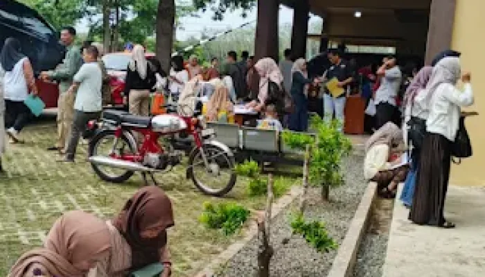 Antrian Panjang, Polres Tubaba Buka Layanan SKCK Di Hari Libur