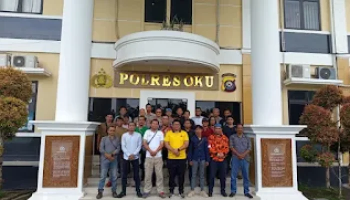 Ricuh Saat Demo, KMP-OKU Gelar Audensi Dengan Kapolres