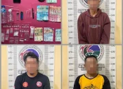 Satresnarkoba Polres Tubaba Amankan 3 Pria Pelaku Penyalahgunaan Narkotika