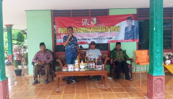 Reses, Anggota DPRD Tubaba Asep Priwanto Serap Aspirasi Masyarakat