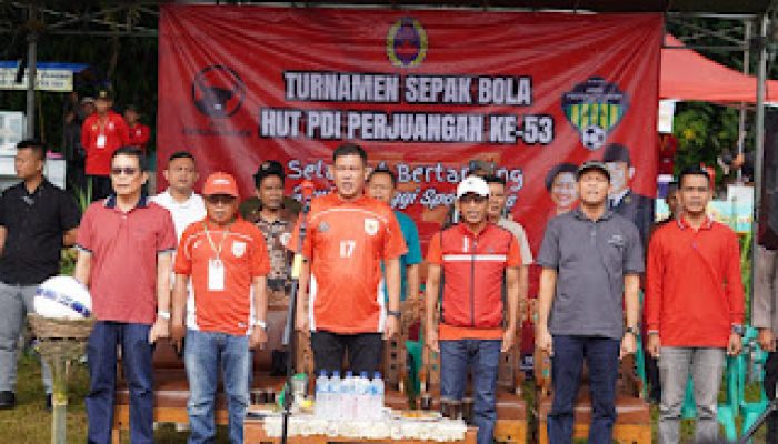 Wabud Nadirsyah Resmi Buka Turnamen Sepak Bola PDIP dan ARPOL 2026