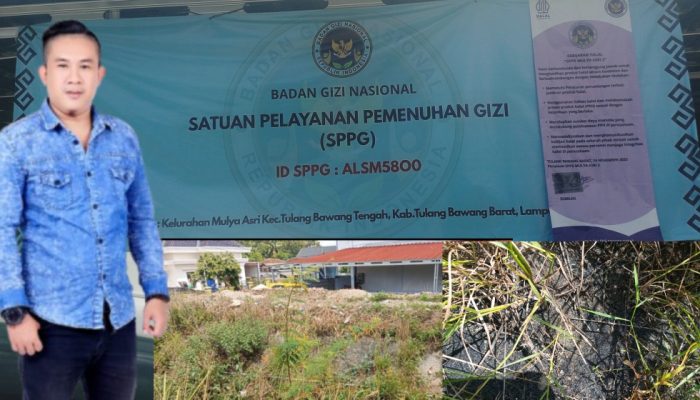 Ketua DPW JERAT Provinsi Lampung Desak Pemerintah Kabupaten dan DPRD Tubaba Evaluasi Serta Tutup SPPG Mulya Asri 2