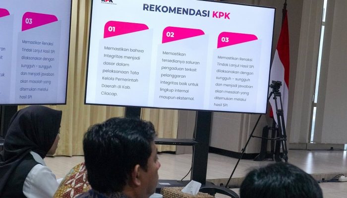 Pascapenindakan, KPK Soroti Integritas Birokrasi Pemkab Cilacap