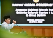 Rapat Kerja Pemerintah, Presiden Prabowo Tegaskan Indonesia Tetap Solid